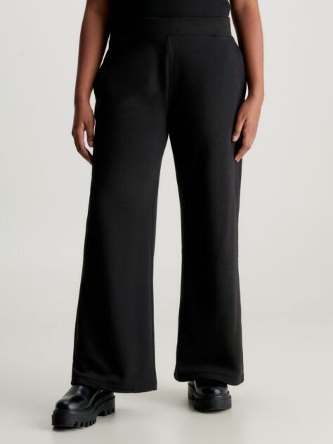 Black Relaxed Cotton Terry Joggers  Women