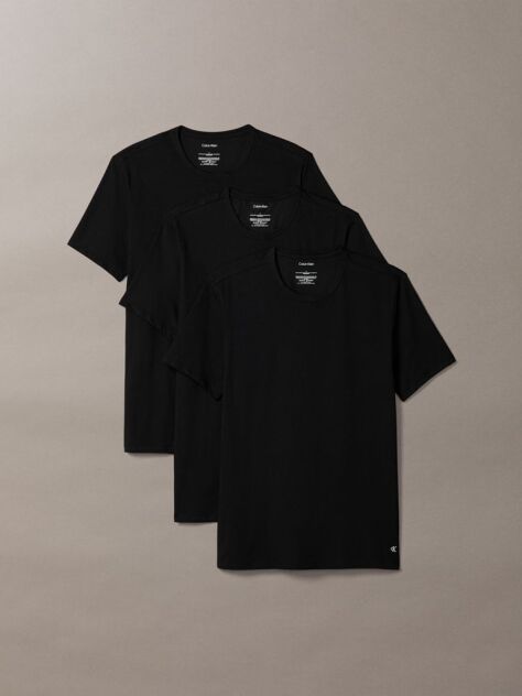 Μαύρο Σετ 3 Τεμαχίων Lounge T-Shirts  Άνδρας