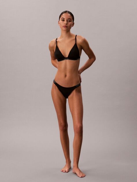 Black Bikini Bottoms - CK Icon  Women