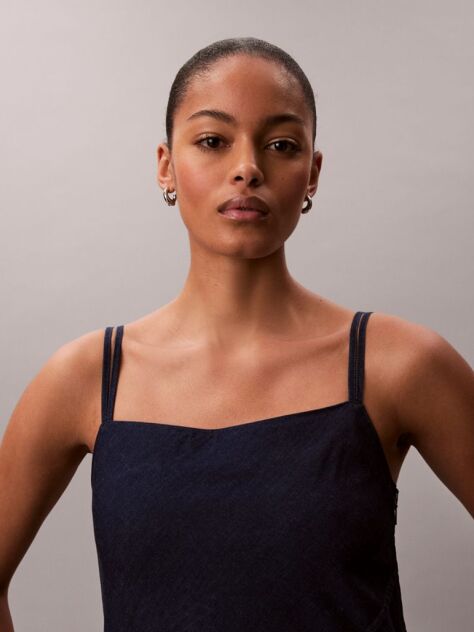 Blue Soft Denim Cami Dress  Women