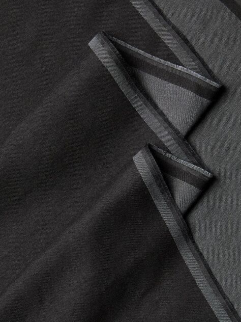 Black Logo Jacquard Stole  Women