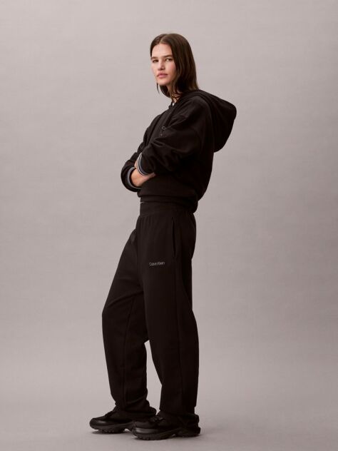 Black French Terry Joggers  Women