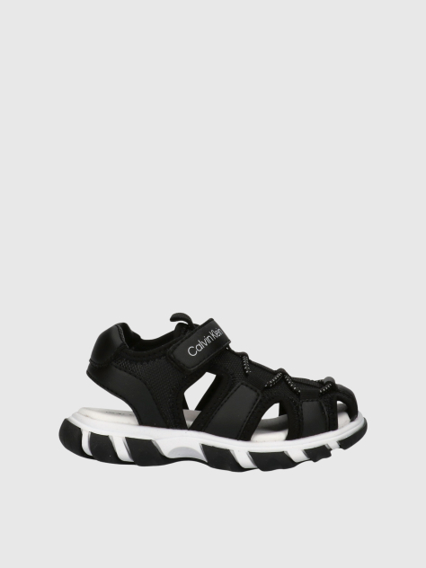 Black Velcro Sandal  Boys
