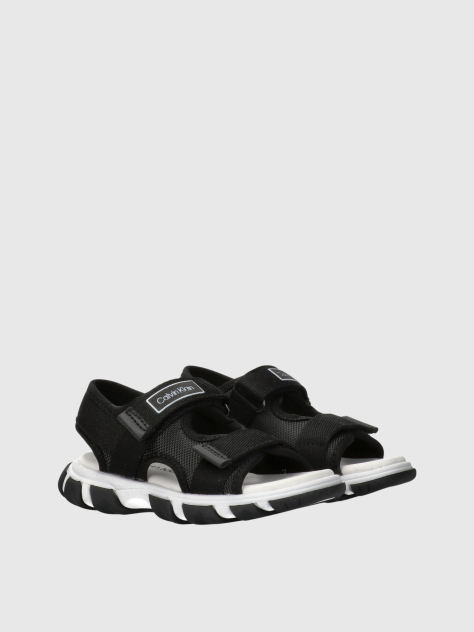 Black Velcro Sandal  Boys