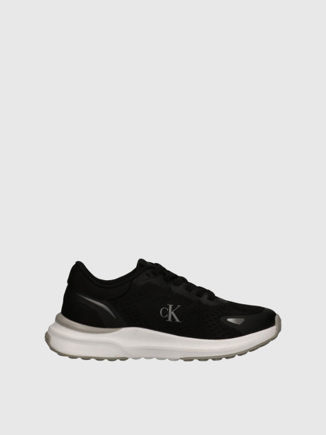 Black Low Cut Lace-Up Sneakers  Kids Unisex