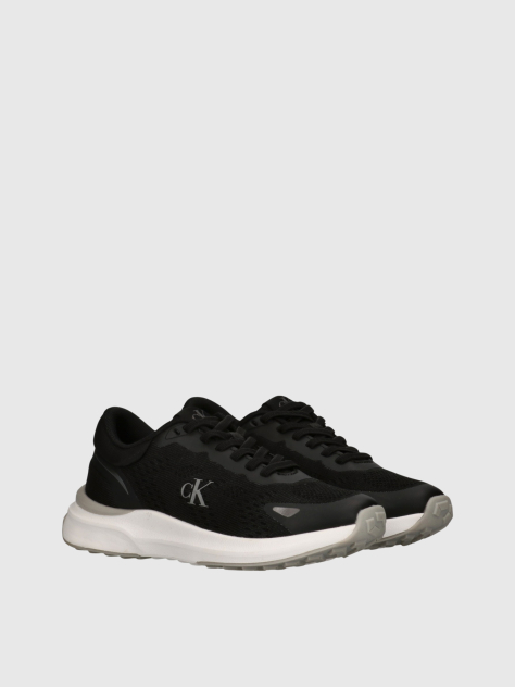 Black Low Cut Lace-Up Sneakers  Kids Unisex