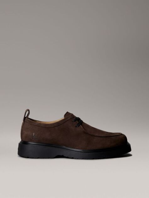 Καφέ Παπούτσια Derby Με Σόλα Από Δέρμα Nubuck  Άνδρας