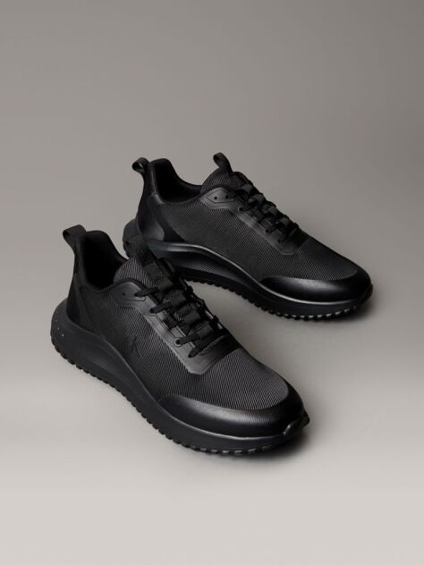 Black Breathable Mesh Ultralight Trainers  Men