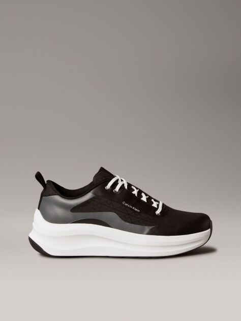 Μαύρο Chunky Sneakers Με Λογότυπο  Άνδρας