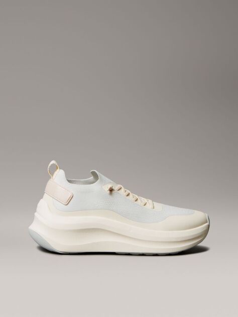 Γκρι Chunky Sneakers Με Ελαστικό Δίχτυ Στον Αστράγαλο  Γυναίκα