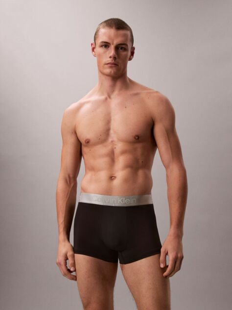 Black 3 Pack Trunks - Micro Stretch  Men
