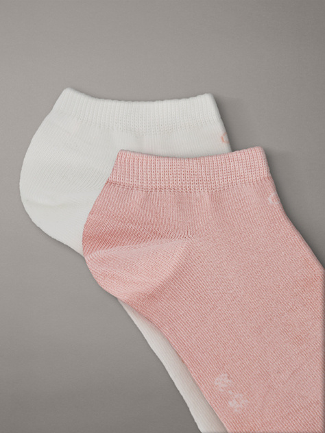Pink 3 Pack Sneaker Socks  Women