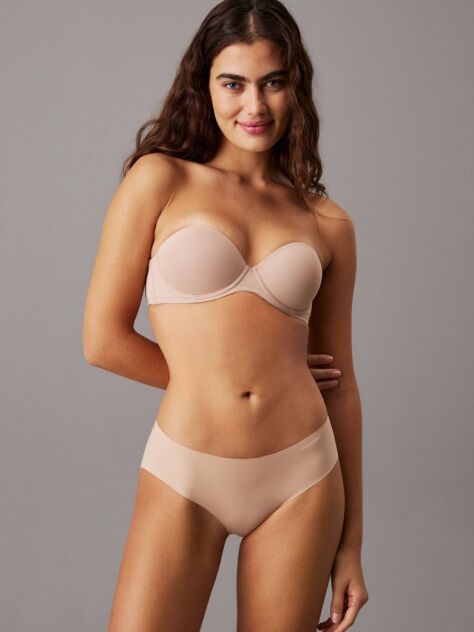 Beige Strapless Bra - Perfectly Fit  Women