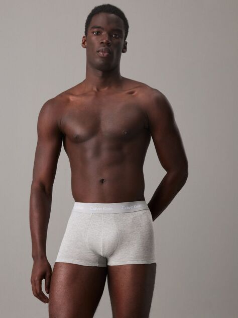 Multi Σετ 3 Χαμηλόμεσα Μπόξερ - Cotton Stretch  Άνδρας
