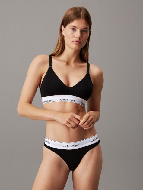 Μαύρο Σλιπ Brazilian - Modern Cotton  Γυναίκα