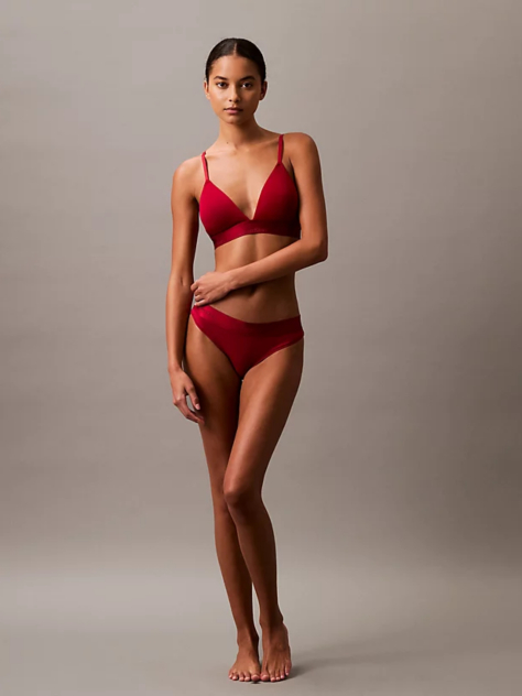 Red Bikini Briefs - Modern Cotton  Women