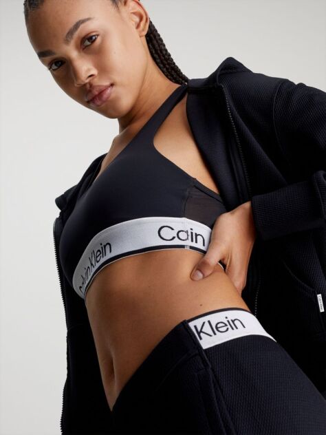 Black Cropped Zip Up Hoodie  Women
