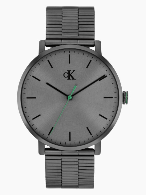Grey Stainless Steel Bracelet Watch  Men