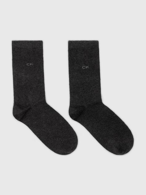 Grey CK Women Sock 2P  Women