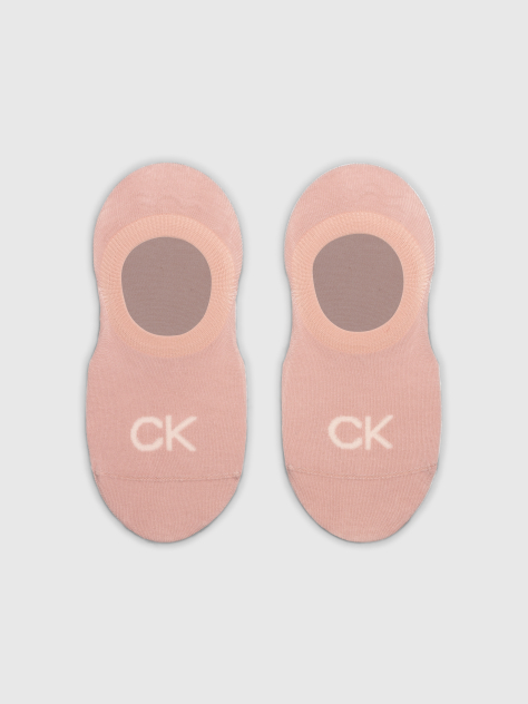 Pink 2 Pack Invisible Socks   Women