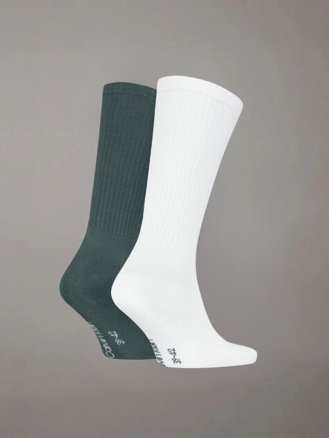 Multi 2 Pack Crew Socks  Men