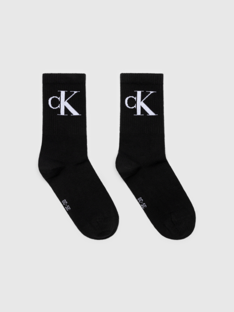 Black 2 Pack Crew Socks  Women