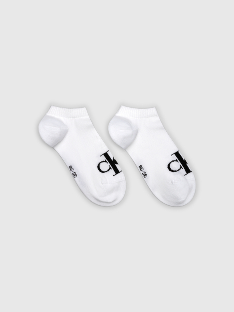 White 2 Pack Sneaker Socks  Women