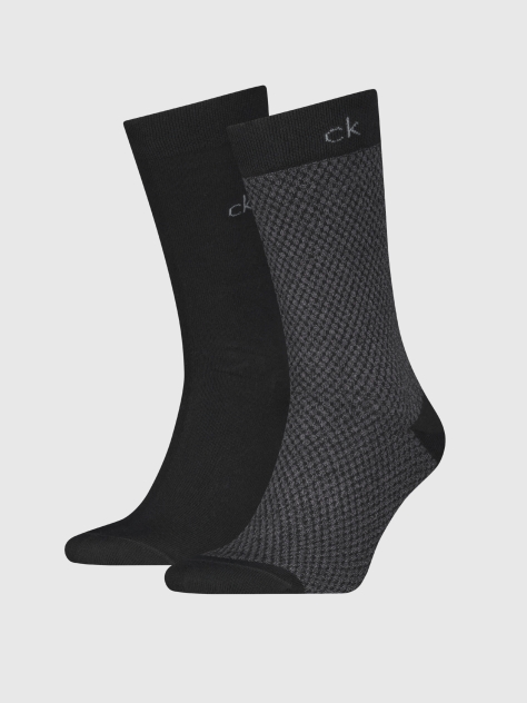 Black 2 Pack Classic Socks  Men
