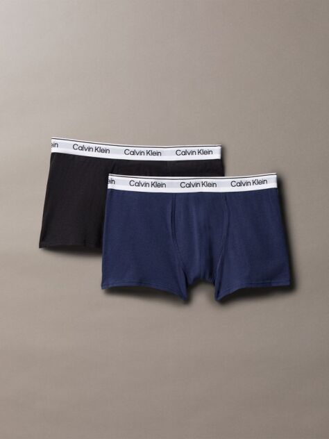 Multi 2 Pack Boys Trunks - Icon Cotton Stretch  Boys