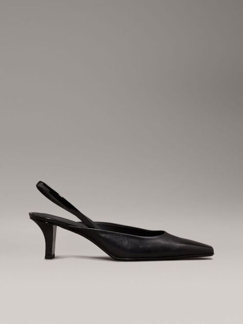 Black Slingback Pumps  Women