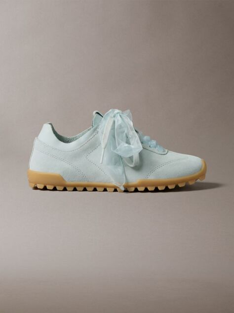 Μπλε Αθλητικά Sneakers από Σουέτ Organza  Γυναίκα