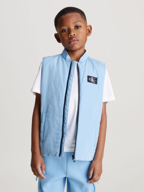 Blue Lightweight Padded Gilet  Boys