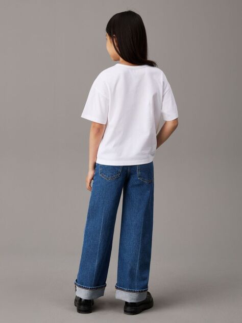 Denim High Rise Relaxed Jeans  Girls