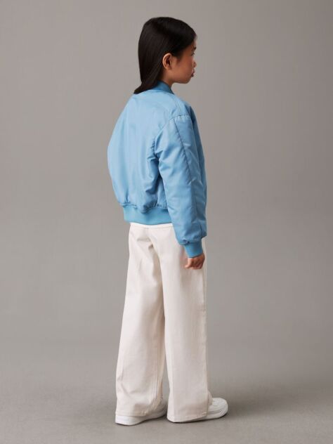 Grey High Rise Wide Leg Chino Trousers  Girls