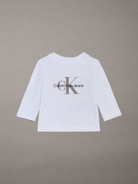 White Newborn Long Sleeve T-shirt  Newborn