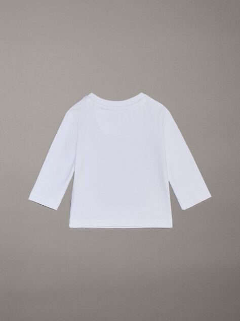 White Newborn Long Sleeve T-shirt  Newborn