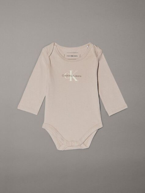 Grey Newborn Logo Bodysuit  Newborn