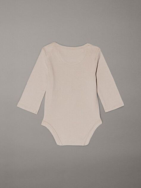 Grey Newborn Logo Bodysuit  Newborn