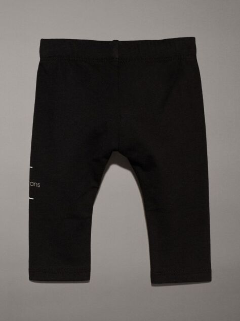 Black Newborn Monogram Leggings  Newborn
