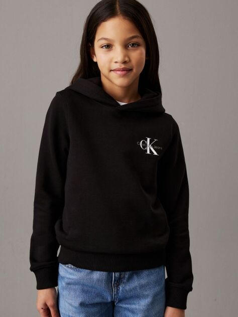 Black Unisex Cotton Hoodie  Kids Unisex