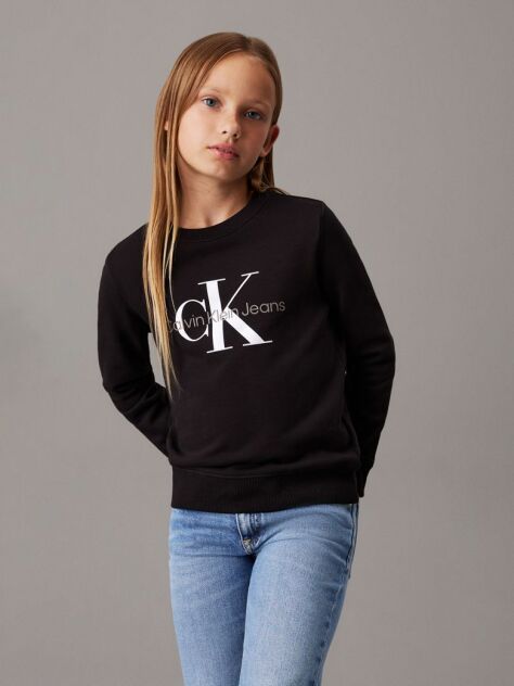 Black Unisex Logo Sweatshirt  Kids Unisex