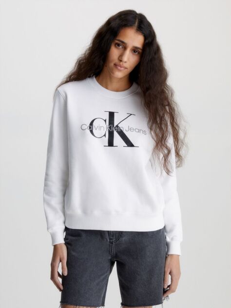 White Monogram Sweatshirt  Women