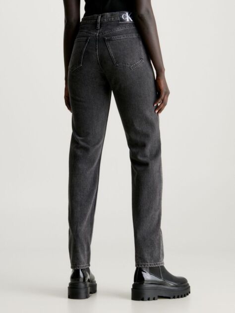 Black Authentic Slim Straight Jeans  Women