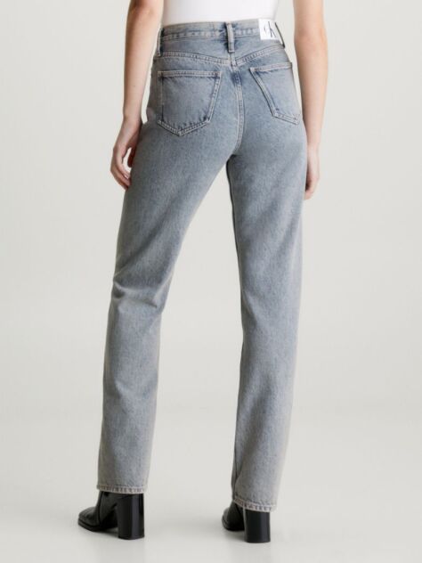 Denim High Rise Straight Jeans  Women