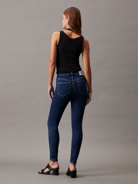 Denim Ψηλόμεσο Τζιν Με Πολύ Στενό Αστράγαλο  Γυναίκα