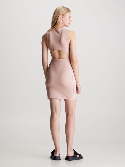 Pink Milano Jersey Cut Out Dress  Women