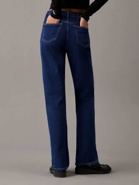 Denim High Rise Straight Jeans  Women