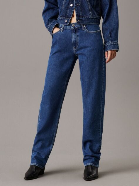 Denim Low Rise Straight Jeans  Women