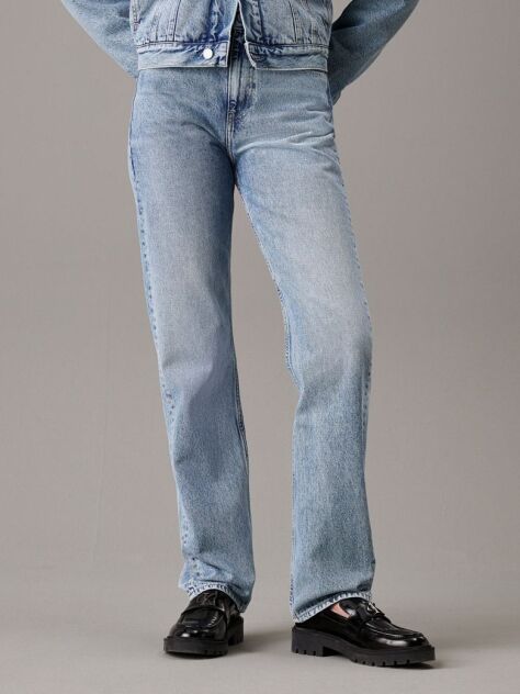 Denim Ψηλόμεσο Τζιν Σε Ίσια Γραμμή  Γυναίκα
