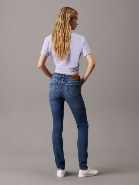 Denim Mid Rise Skinny Jeans  Women